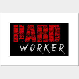 Hard Work Posters and Art